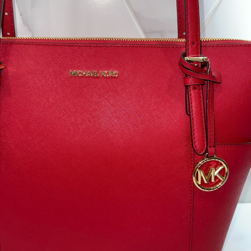 Michael Kors Vibrant Red Tote